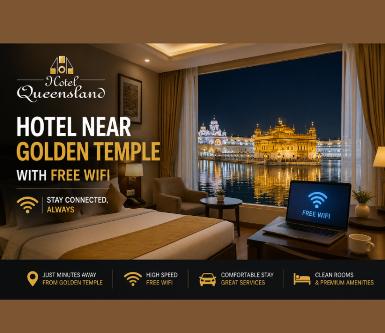 hotel near golden temple with free wifi