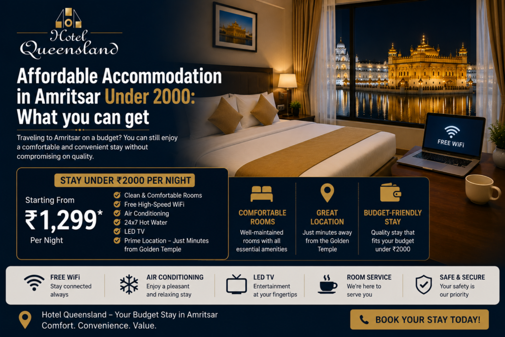 Affordable Accommodation in Amritsar Under 2000