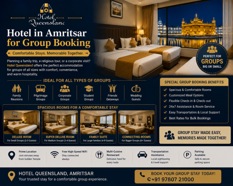 Hotel in Amritsar for Group Booking